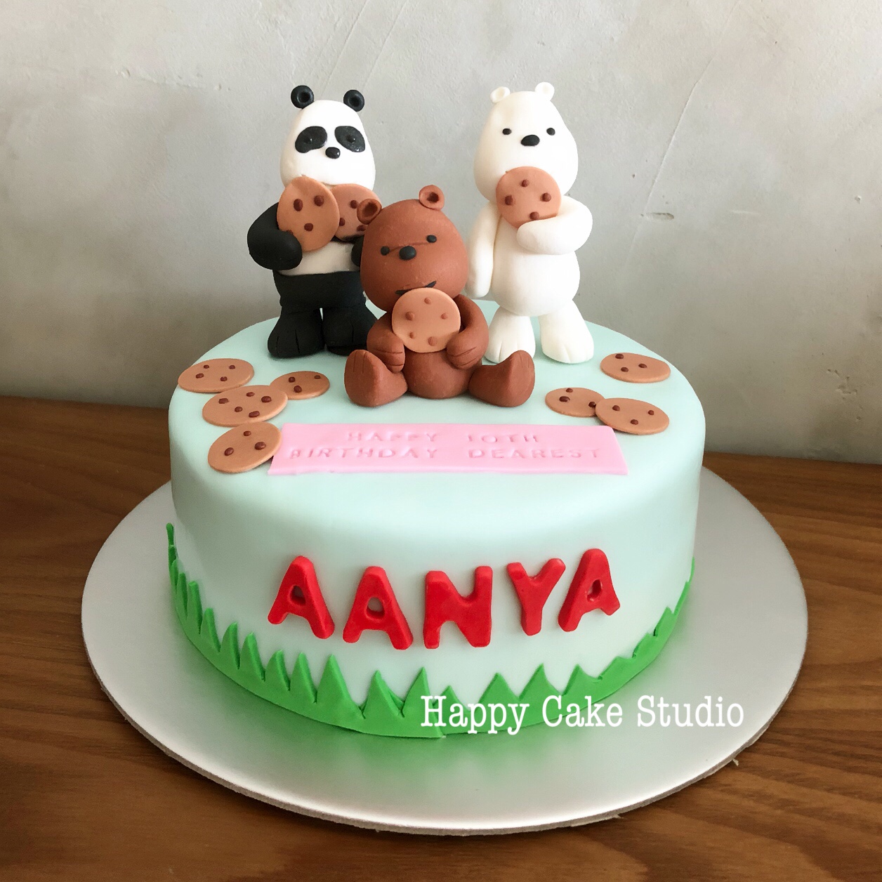 We Bare Bears Cake | Happy Cake Studio